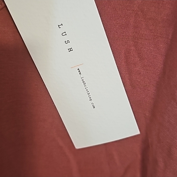 [Lush] Women's High Low Dress in Rust Size Medium - Picture 6 of 8